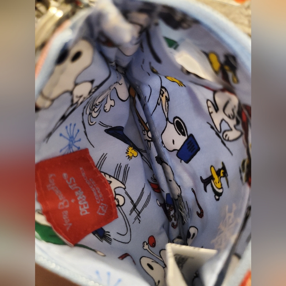 Vera Bradley Peanuts ID Holder - Blue - Picture 4 of 5